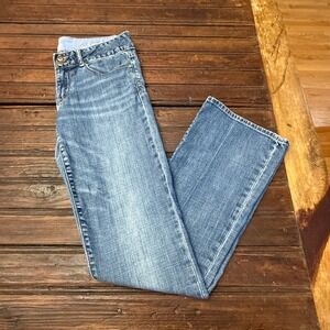 Gap 1969 Perfect Boot Jeans Womens 28/6R Medium Wash Bootcut Denim Blue